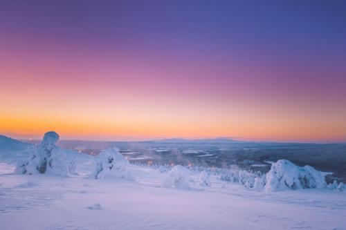 Auringonlasku Levitunturi_Sunset Levi fell